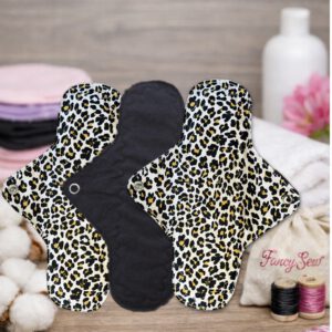 Wasbaar inlegkruisje pantherprint