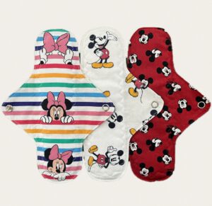 wasbare inlegkruisjes met Disney-print, herbruikbaar, duurzaam, huidvriendelijk