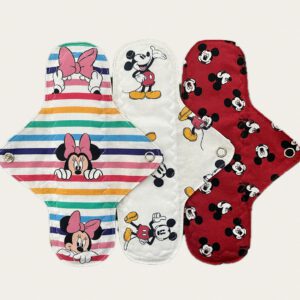 wasbare inlegkruisjes met Disney-print, herbruikbaar, duurzaam, huidvriendelijk